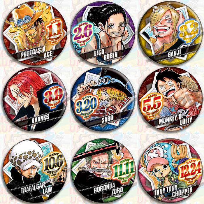 Official Merchandise Anime - One Piece Anime Badge Set Official