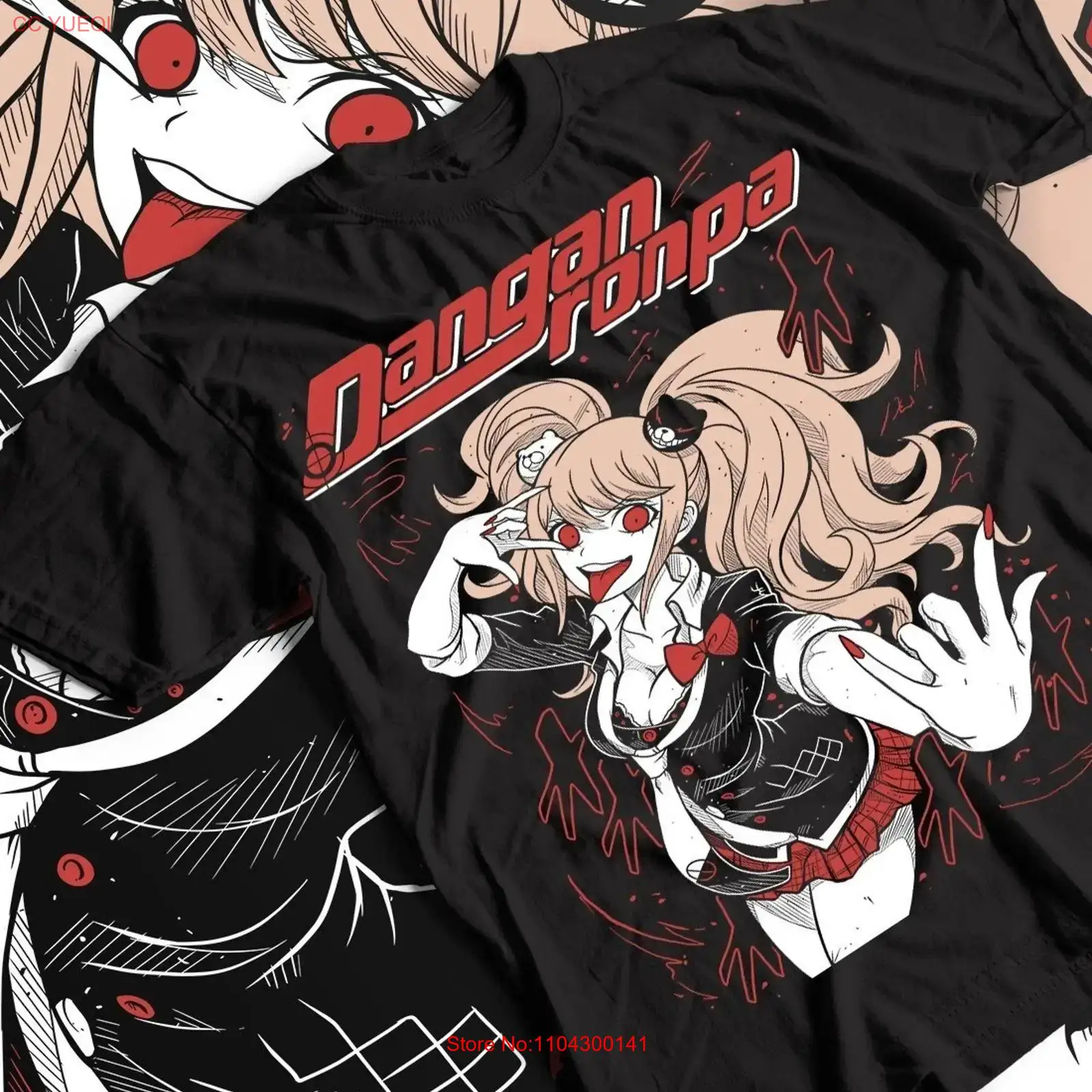 Anime Merchandise Clothes - Anime T Shirt Junko Enoshima Danganronpa