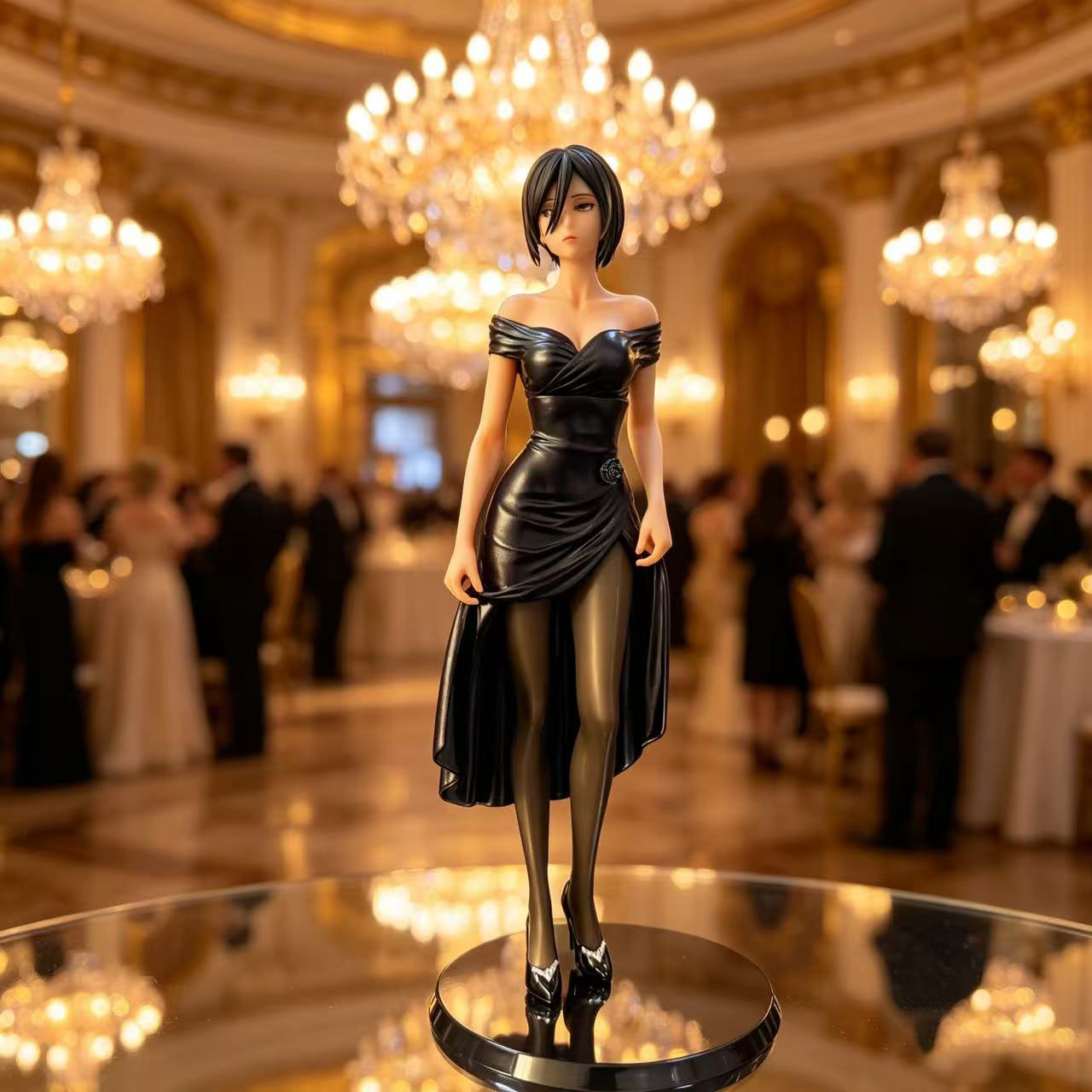Popular Anime Merchandise - Mikasa Banquet Gown Anime GK Model