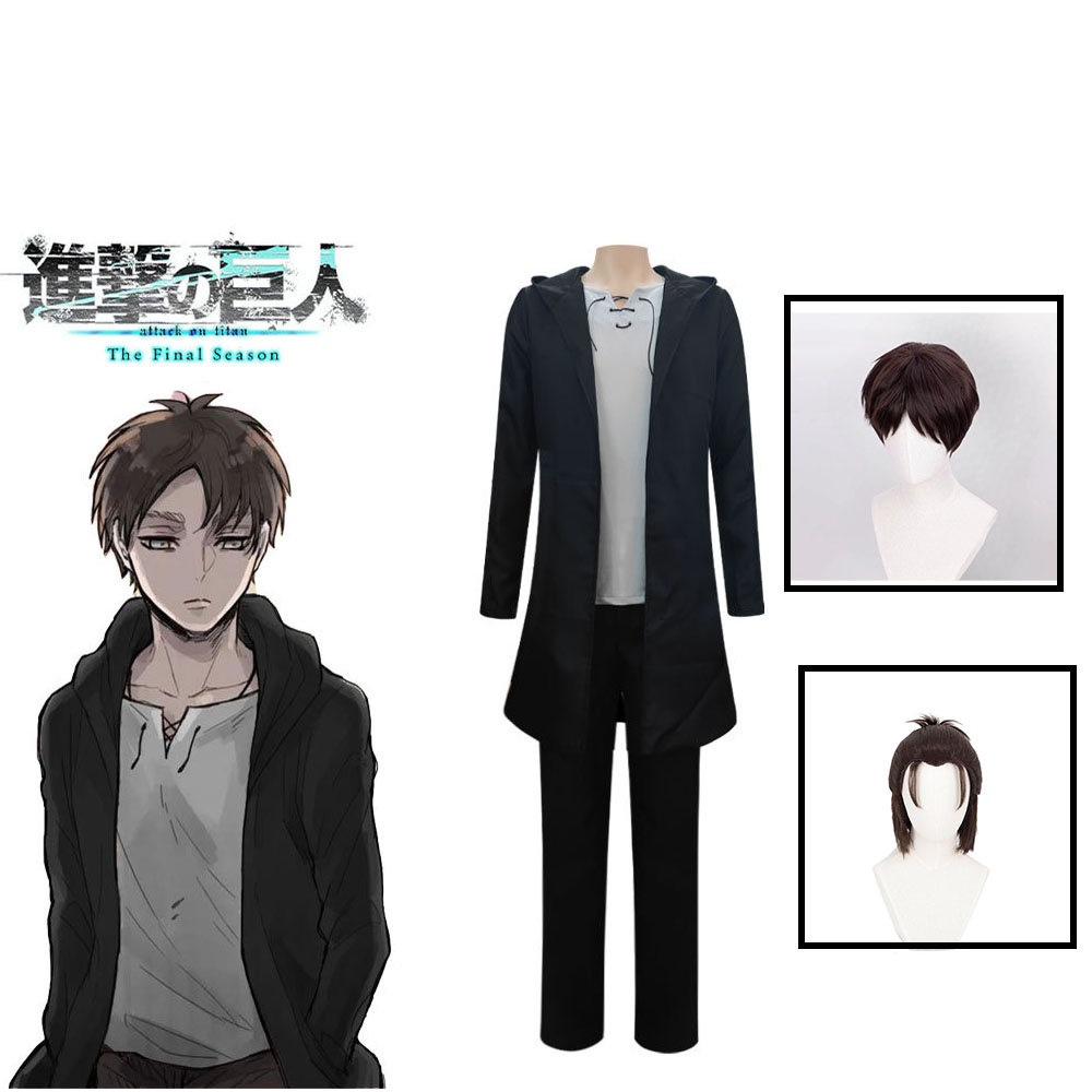 Anime Merchandise Clothes - Eren Jaeger Cosplay Costume Anime Titan