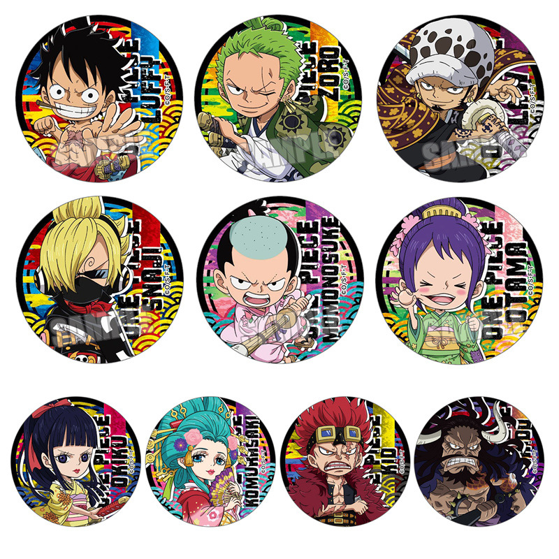 Anime Merchandise Types - One Piece Q Version Anime Badge