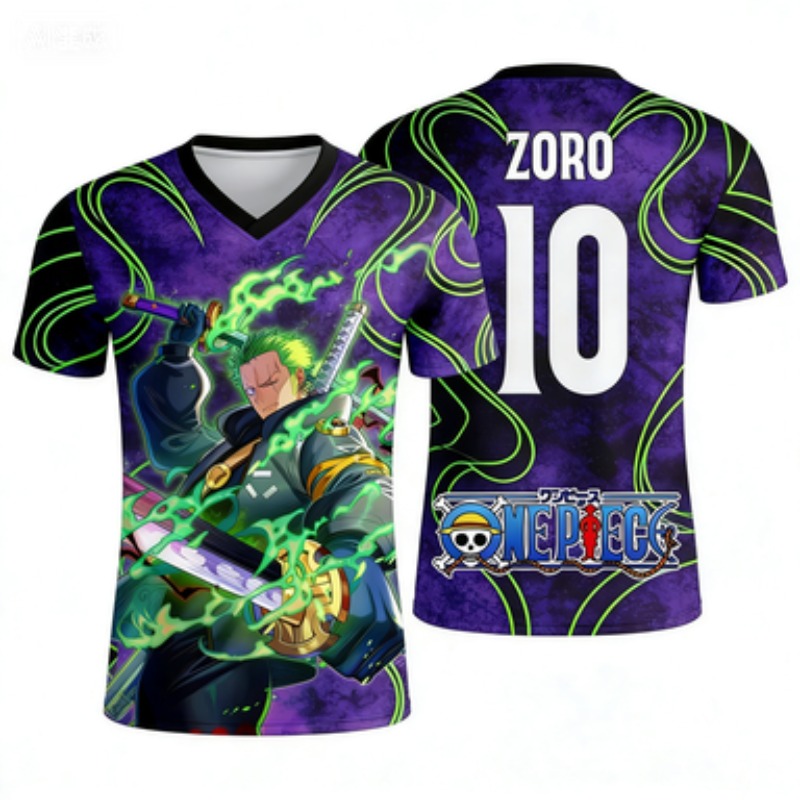 Anime Merchandise Clothes - 2026 Summer New Anime Football Sports