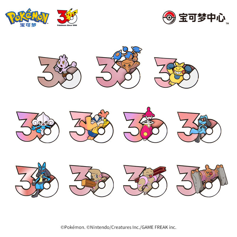 Genuine Pokémon PTCG 30th Anni - Anime Merchandise Types 评论和价格
